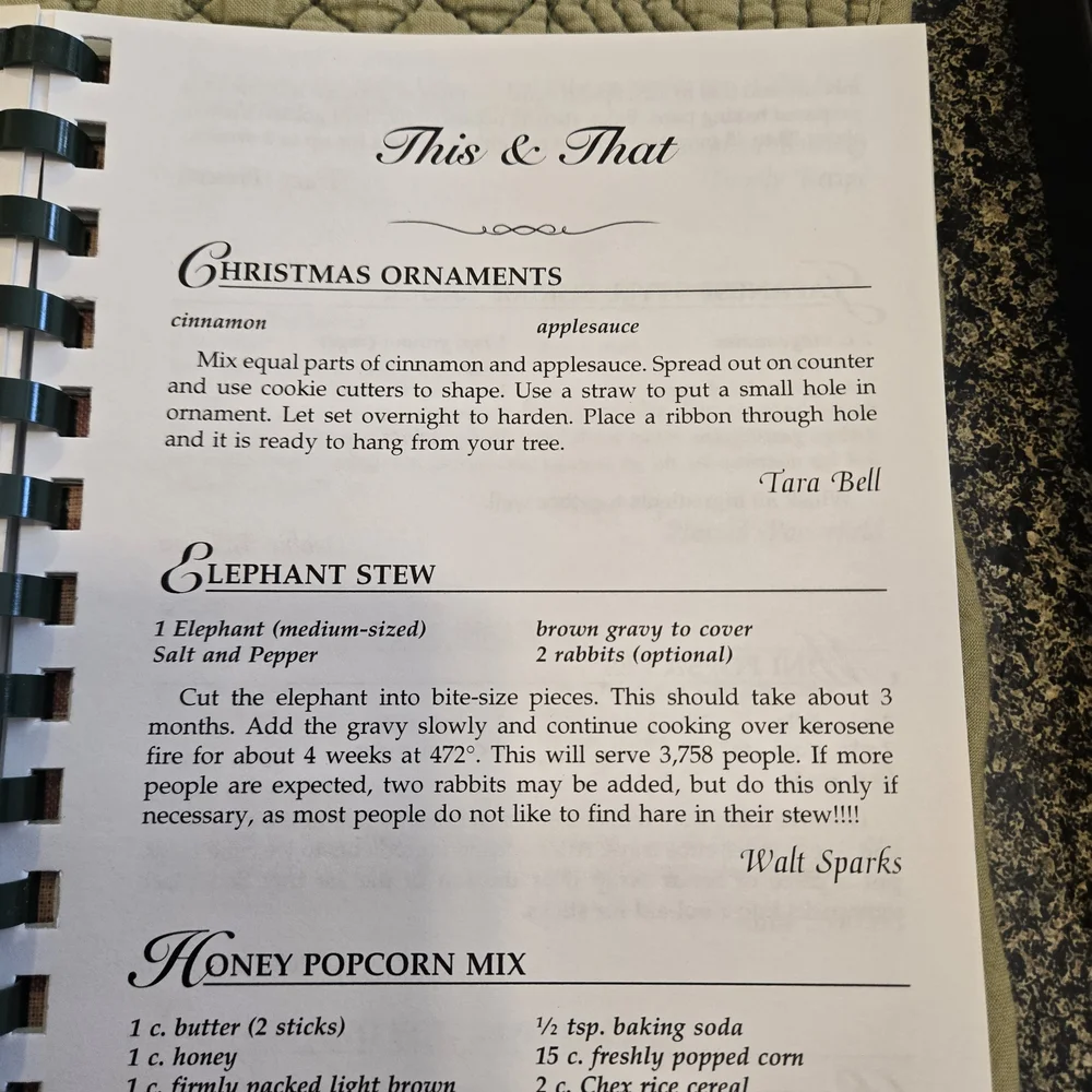 Let's Get Cooking Spiral-Bound Recipe Book from Spirit Life Revival Ministries